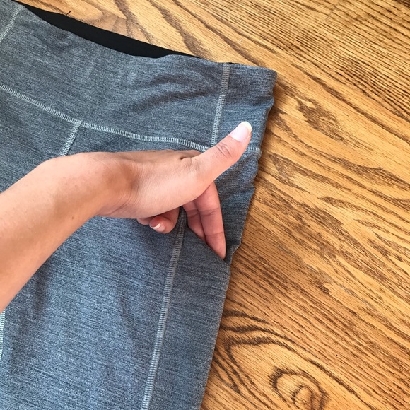 Lululemon Ruched Leg Gray Leggings - Picture 6 of 6